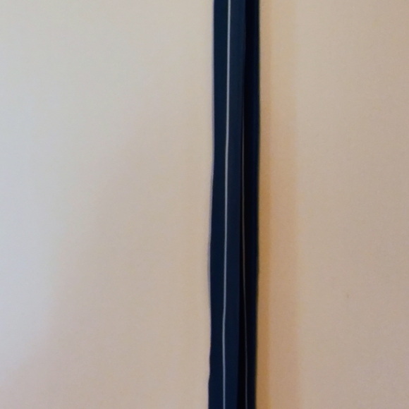 CITY CHIC WOMEN'S BLUE/WHITE PEN STRIPES RUFFLE FAUX WRAP DRESS SIZE L/20 - Picture 5 of 12